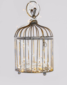 Bird Cage Candle Stand