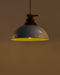 Bird and Pebble Lamp