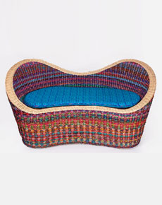 Up-cycled Two Seater Sofa