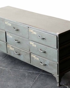 Metal 9 Drawer Cabinet